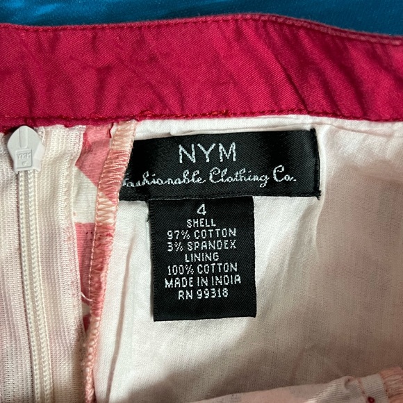 ☀️Vibrant Floral A-Line Skirt Tropical Pink Floral Skirt Summer Poolside - Picture 6 of 11